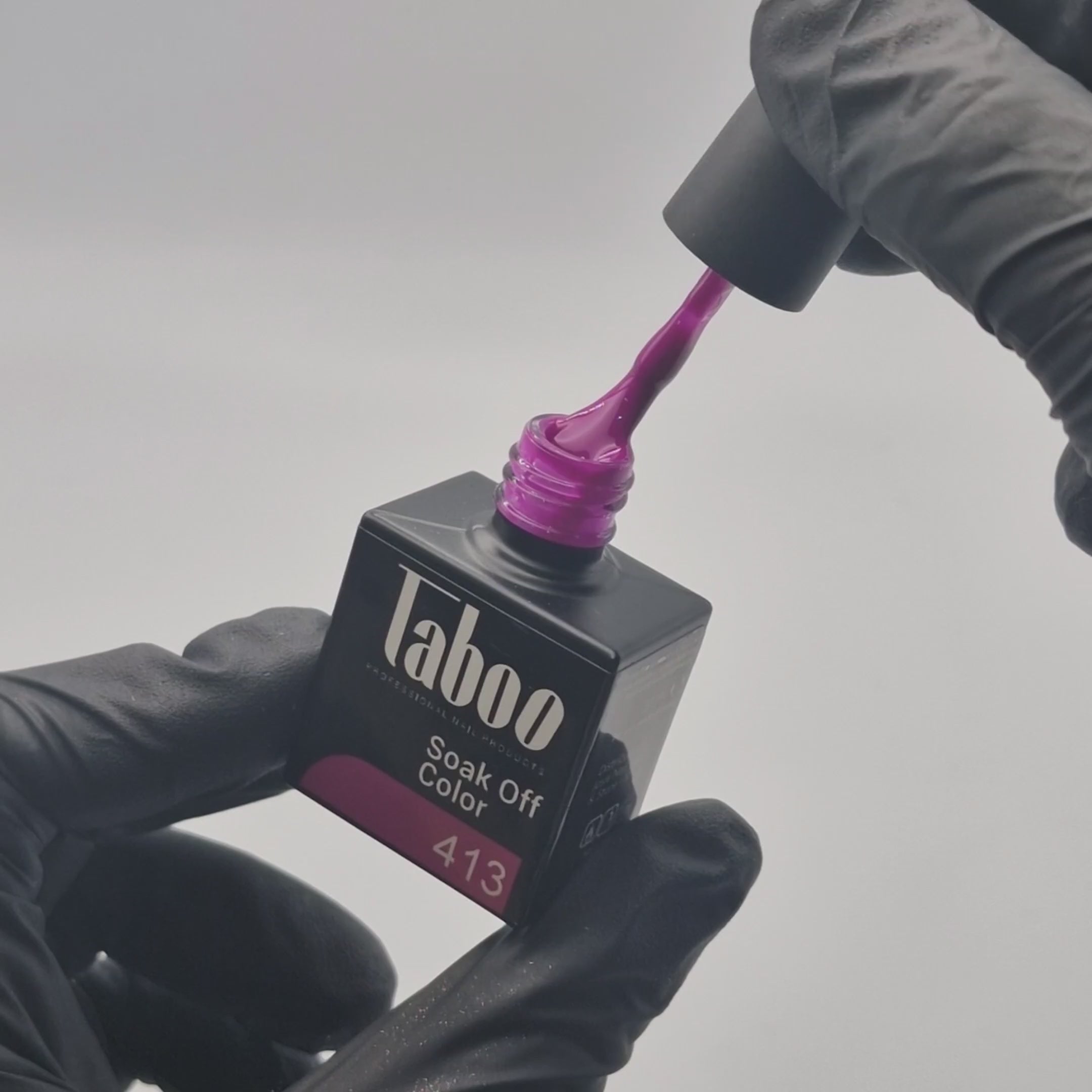 Smalto semipermanente Soak Off - Dark Violet - 413