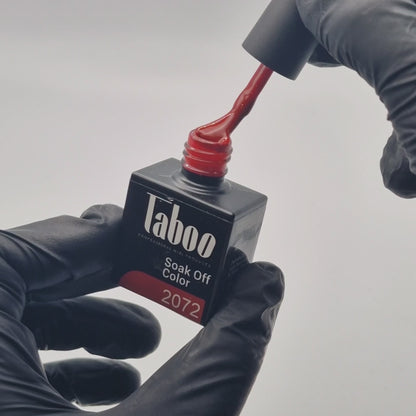 Smalto semipermanente Soak Off - Intense Red - 2072